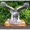 Tier-Figur Adler aus Naturstein, in zwei Grössen erhältlich