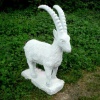 figure bouquetin - en granit